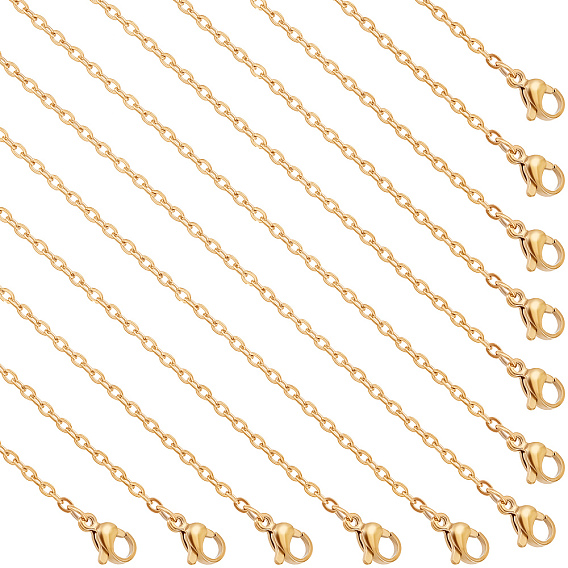 12 шт. 2 мм 304 и 201 ожерелья из нержавеющей стали с цепочкой «Роло» для мужчин и женщин