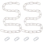 DIY Necklaces Making Kits, include Iron Cable Chains, Lamp Lifting Chain and Iron Rock Climbing Carabiners
