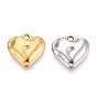 304 подвески из нержавеющей стали, шарма сердца, ионное покрытие (ip)