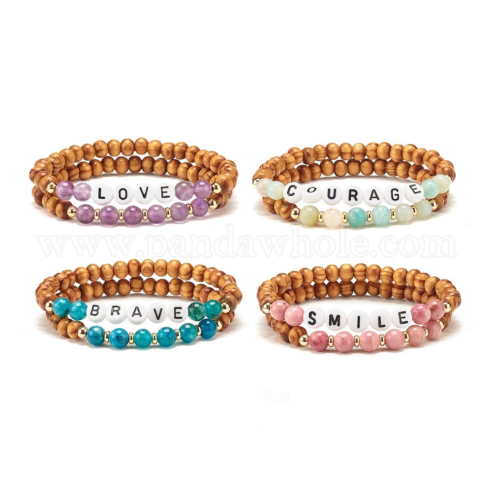 Inspiration Words Beads Bracelets Blessed Love Faith Gift For Her - USA  Seller | eBay