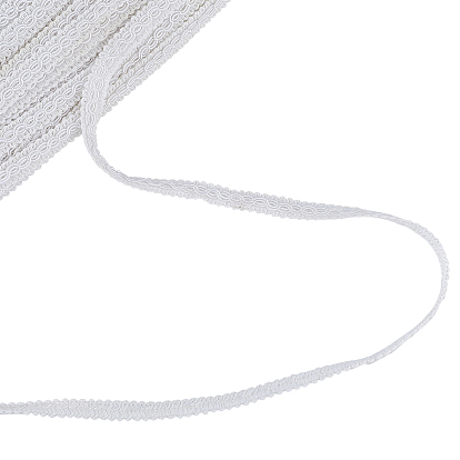 20 ярдов полиэстеровой плетеной кружевной ленты, для аксессуаров для одежды, украшение подарка, с картонной карточкой