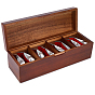 Деревянные ящики для хранения чайных пакетиков, с магнитным, прямоугольные