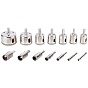 Diamond Drill Bit Set, 15pcs Hole Saw Set for Glass, Marble, Granite Stone, Porcelain, Ceramic Tile, Cadmium Free & Lead Free