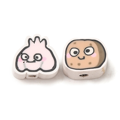 Мультфильм полимерной глины бусы