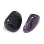 Natural Amethyst Beads, Tumbled Stone, No Hole/Undrilled, Nuggets