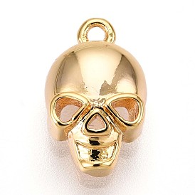 Латунные подвески, череп прелести, без кадмия, без никеля и без свинца