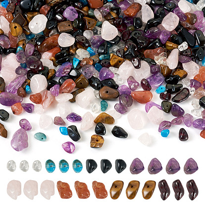 90 g 8 стили натуральных бусин из смешанных драгоценных камней, чип