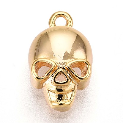 Латунные подвески, череп прелести, без кадмия, без никеля и без свинца