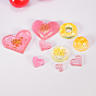 DIY Heart Cabochon Silicone Molds, Resin Casting Molds, for UV Resin & Epoxy Resin Jewelry Making
