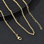 2MM Brass Double Link Chain Necklaces for Women, Long-Lasting Plated