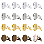 DIY Blank Dome Brass Cufflink Making Kits