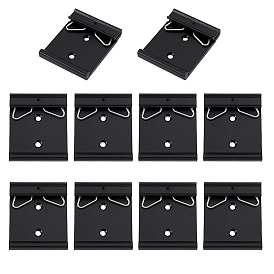 10шт. алюминиевый сплав DIN-рейка монтажный зажим монтажный кронштейн