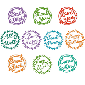 Углеродистая сталь разрезает трафареты, для diy scrapbooking, Фотоальбом, декоративная бумага для тиснения, форма для поздравительных открыток