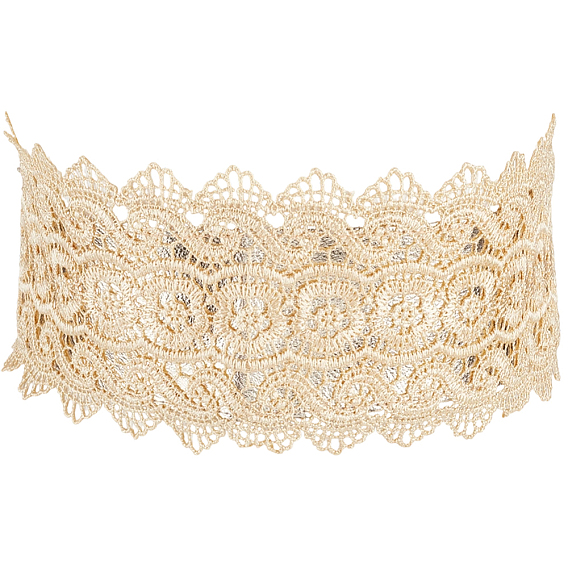 1Пояс для талии из искусственной кожи с кружевом и цветочным узором для женщин