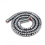 Non-magnetic Synthetic Hematite Beads Strands, Twist