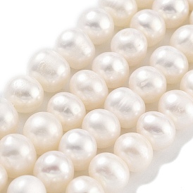 Natural Cultured Freshwater Pearl Beads Strands, Potato