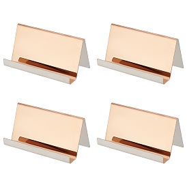 Прямоугольник 304 держатель для визиток из нержавеющей стали, подставка для именных карточек