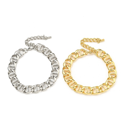 Ионное покрытие (IP) 304 браслеты-цепочки из нержавеющей стали для женщин