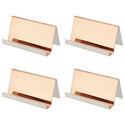 Прямоугольник 304 держатель для визиток из нержавеющей стали, подставка для именных карточек