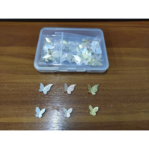 Cabochons en alliage, pour remplissage de résine uv, fabrication de bijoux en résine époxy, papillon