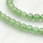 Natural Green Aventurine Round Beads Strands