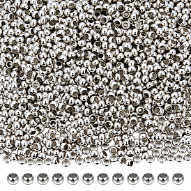 2000 шт. латунные обжимные бусины, рондель