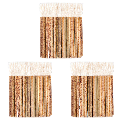 Bamboo Handle Soft Brush, Wool Brush Latex Paint Brush, for Professional Results On Walls, Cabinets, Doors, Decks, Touch Ups