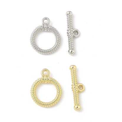 Застежки-тоглы из текстурированного кольцевого сплава, без кадмия и без свинца, стойки покрытие