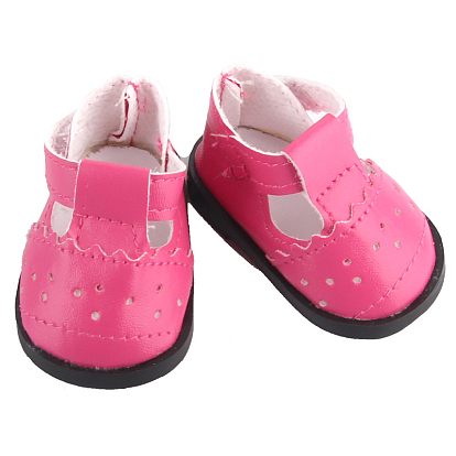 Imitation Leather Doll Shoes, for 18 "American Girl Dolls BJD Accessories