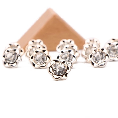 Resin Shank Buttons, Rhinestone Shank Buttons