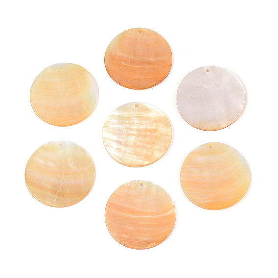 Подвески из натуральной желтой оболочки, Дисковые подвески