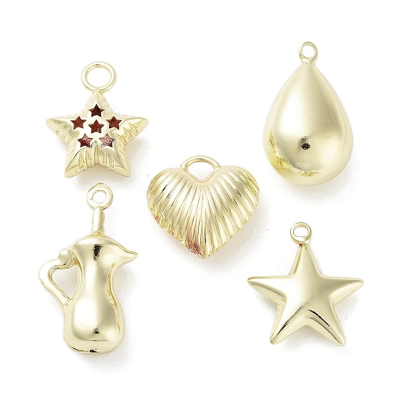 Латуни кулон, реальный 18 k позолоченный