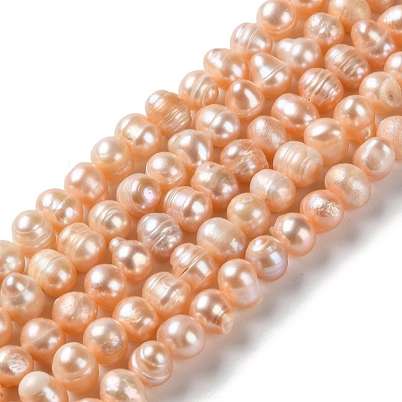 Нити из натурального культивированного пресноводного жемчуга, картофель, класса AB