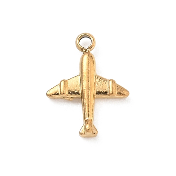 304 Stainless Steel Charms, Airplane Charms