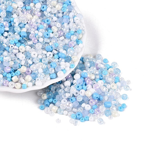 Glass Seed Beads, Mixed Style, Rondelle