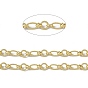 Brass Oval & Ring & Kont Link Chains, with Spool, Unwelded, Long-Lasting Plated, Cadmium Free & Nickel Free & Lead Free