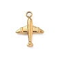 304 Stainless Steel Charms, Airplane Charms