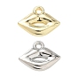 Alloy Pendants, Lip Charm, Rack Plating