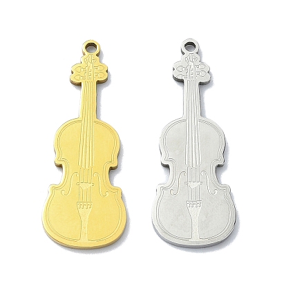 201 подвески из нержавеющей стали, лазерная резка, очарование скрипки