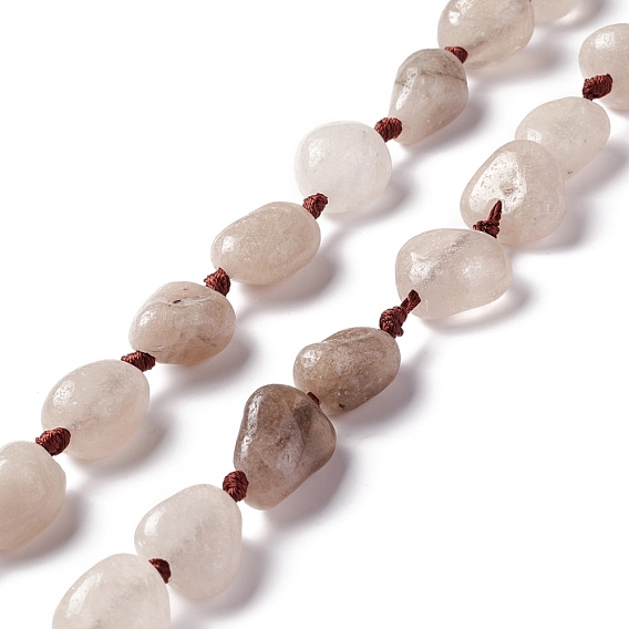 Natural Smoky Quartz Beads Strands, Nuggets