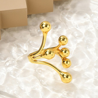 Круглый шарик разветвления 304 открытые манжеты из нержавеющей стали для женщин