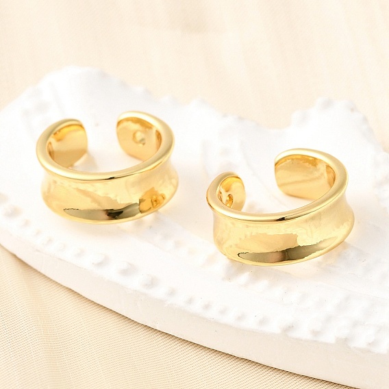 Латунь манжеты серьги, c-образный