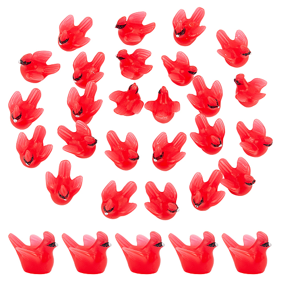 70шт. украшения для птиц из смолы, аксессуары для кукольного домика с микро-ландшафтом, для украшения рабочего стола домашнего офиса