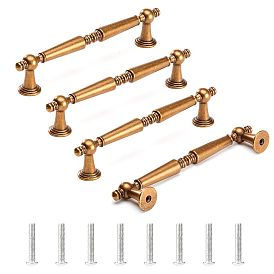 4 pièces de poignées de porte en laiton, pour accessoires de remplacement de sangles de porte d'armoire