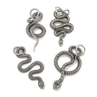 316 хирургические подвески из нержавеющей стали, с целью перехода в кольце, очарование змеи