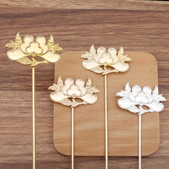 Цветок сплав волос палочка поиск, аксессуары в древнем стиле ханьфу для женщин