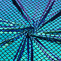 Fish Scale Pattern Polyester Fabric, for Clothing Accessories