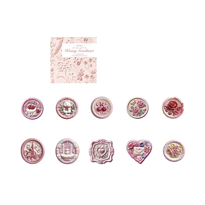 Бумажная наклейка с изображением, тисненая рельефная наклейка с огнестойкой лаковой печатью конверта