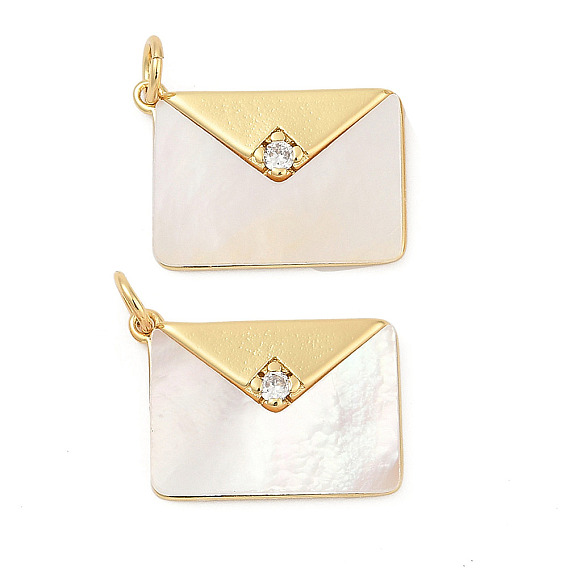 Латунные микро проложить кубического циркония подвески, с оболочкой, письмо амулеты, без кадмия и без свинца, прочное покрытие, стойки покрытие