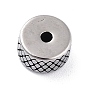 304 Stainless Steel Beads, Tibetan Style, Textured, Column